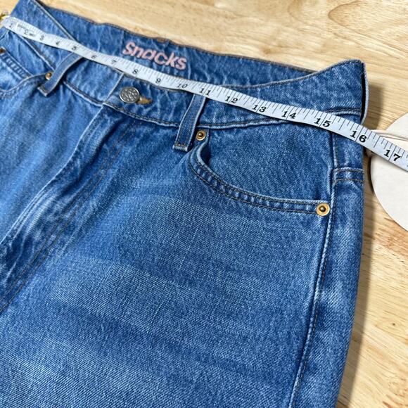 Mother Snacks NWT High Waisted Twizzy Skimp Size 30 Delicious Memories Straight - Picture 8 of 10